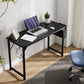 Modern Minimalist Home Office Computer Desk with Side Storage Bag