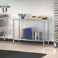 Stainless Steel Work Table Prep Table 24 x 48 Commercial Kitchen Restaurant with Adjustable Undershelf