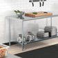 Stainless Steel Prep Table Work Table 30 x 72 NSF with Undershelf for Commercial Kitchen Restaurant
