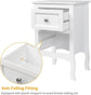 NEW Set of 2 Night Table Side Table End table Nightstands, White