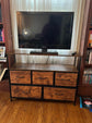 New Dresser TV Stand for Bedroom, Entertainment Center with Open Shelf