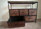 New Dresser TV Stand for Bedroom, Entertainment Center with Open Shelf