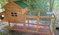 80" Chicken Coop for 2-4 Chickens Outdoor Wooden Hen House Poultry Pet Hutch