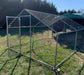 New Large Metal Chicken Coop Walk-in Poultry Cage Chicken Run House with Waterproof Cover