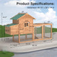 80" Chicken Coop for 2-4 Chickens Outdoor Wooden Hen House Poultry Pet Hutch
