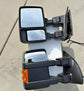 Chrome Power Heated Tow Mirrors for 1999-2007 Ford F250-F550 Super Duty LED Signal