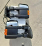 Chrome Power Heated Tow Mirrors for 1999-2007 Ford F250-F550 Super Duty LED Signal