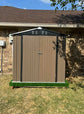 New Metal Outdoor Storage Shed 6.3 x 4.2 Ft Steel Utility Tool Shed Storage House with Door & Lock