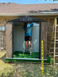 New Metal Outdoor Storage Shed 6.3 x 4.2 Ft Steel Utility Tool Shed Storage House with Door & Lock