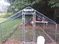 New Large Metal Chicken Coop Walk-in Poultry Cage Chicken Run House with Waterproof Cover