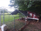 New Large Metal Chicken Coop Walk-in Poultry Cage Chicken Run House with Waterproof Cover