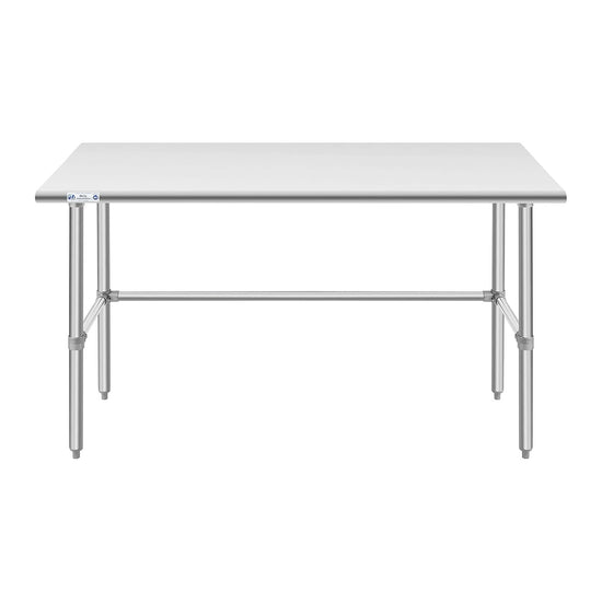 Stainless Steel Work Table Prep Table 30 x 60 Open Base NSF Commercial Kitchen Restaurant