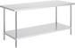 Stainless Steel Prep Table Work Table 30 x 72 Type 304 Commercial Kitchen Adjustable Shelf NSF