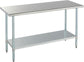 Stainless Steel Work Table Prep Table 24 x 60 NSF with Adjustable Undershelf for Commercial Kitchen