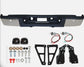 Rear Bumper Assembly Chrome Fit For 2007-2013 Chevy Silverado GMC Sierra 1500 with Sensor Holes