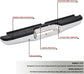 Chrome Rear Step Bumper Face Bar Assembly Fit For 1995-2004 Toyota Tacoma