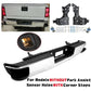 Rear Step Bumper w/o Sensor Holes For 14-18 Chevy Silverado/Sierra 1500