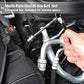 46 Pieces 1/4 inch Drive Socket Ratchet Wrench Set with Bit Socket Set Metric