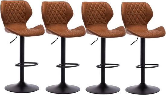4 Adjustable Leather Bar Stools – Modern, Comfy & Stylish (Copy)