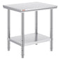 Commercial Worktable & Workstation 24 x 30 x 32 Stainless Steel Work Table Heavy Duty Commercial Food Prep Work Table for Home, Kitchen, Restaurant
