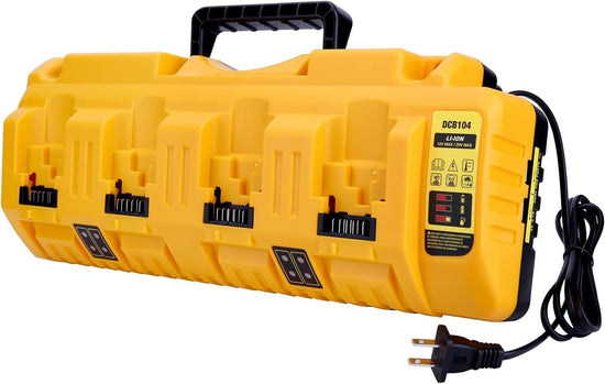 For DEWALT DCB104 XR 4-Port Multi Fast Battery Charger 12V/20V Lithium DCB200