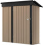 New Metal Outdoor Storage Shed 5FT x 3FT, Steel Utility Tool Shed Storage House with Door & Lock