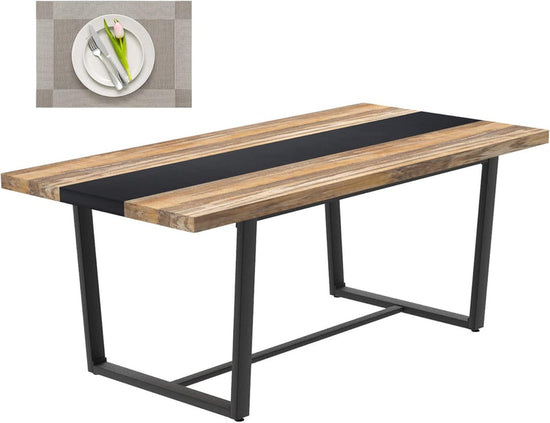 6ft Long Dining Table Set for 6 8 12 Seat