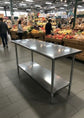 60" x 24" Heavy Duty Stainless Steel Work Table with Undershelf