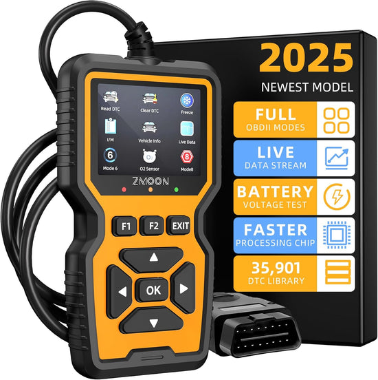 ZMOON ZM201 OBD2 Scanner – 2025 Upgraded Car Diagnostic Tool for All Vehicles Since 1996