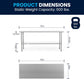 Stainless Steel Prep Table Work Table 30 x 72 NSF with Undershelf for Commercial Kitchen Restaurant