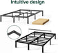 14 Inch Metal Platform Bed Frame Full Size Tool-Free Assembly
