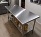 Stainless Steel Work Table Prep Table 24 x 60 NSF with Adjustable Undershelf for Commercial Kitchen