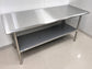 Stainless Steel Work Table Prep Table 24 x 60 NSF with Adjustable Undershelf for Commercial Kitchen