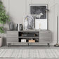 TV Stand for 65 Inch TV, Modern Entertainment Center with Storage