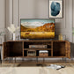TV Stand for 65 Inch TV, Modern Entertainment Center with Storage Brown