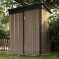 New Metal Outdoor Storage Shed 5FT x 3FT, Steel Utility Tool Shed Storage House with Door & Lock