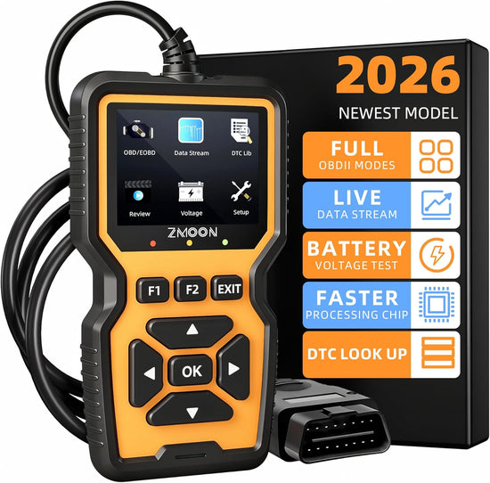 OBD2 Scanner – 2026 Upgraded Car Diagnostic Tool for All Vehicles Since 1996