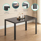 Dining Table Set Glass Dining Room Table Set for Small Spaces Kitchen Table and Chairs for 4
