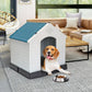 Outdoor Dog House Durable Comfortable Cool Shelter Plastic Design