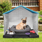 Outdoor Dog House Durable Comfortable Cool Shelter Plastic Design