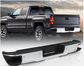 Rear Step Bumper Assembly For 2014-2018 Chevy Silverado GMC Sierra 1500 Chrome