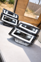 [LED DRL]FOR 04-12 CHEVY COLORADO GMC CANYON HEADLIGHT BUMPER LAMPS BLACK/CLEAR