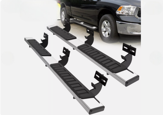 for 2009-2018 Dodge Ram 1500 Crew Cab 6" Running Boards Side Steps Nerf Bars ABS