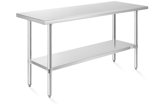 Stainless Steel Table, NSF Commercial Restaurant Kitchen Prep & Work Table 24"x60&