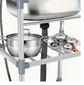 Standing Stainless Steel Single Bowl Commercial Dining Room Kitchen Sink Set, Single Bowl