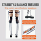 Drywall Stilts Walking Taping Professional Aluminum Tool Stilt 24"-40" for Sheetrock Painting