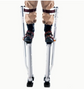 Drywall Stilts Walking Taping Professional Aluminum Tool Stilt 24"-40" for Sheetrock Painting