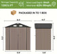 Metal Outdoor Storage Shed 6.3 x 4.2 Ft Steel Utility Tool Shed Storage House with Door & Lock