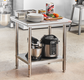 Commercial Worktable & Workstation 24 x 30 x 32 Stainless Steel Work Table Heavy Duty Commercial Food Prep Work Table for Home, Kitchen, Restaurant
