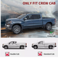 Running Board For 2019-2025 Silverado/Sierra Crew Cab 6inch Nerf Bars Side Steps